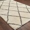 Homeroots 5 x 8 ft. Ivory & Gray Geometric Lattice Area Rug 387964 - alternate 5
